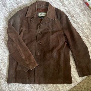 M.Julian Vintage  Men's Leather Jacket Brown Size large